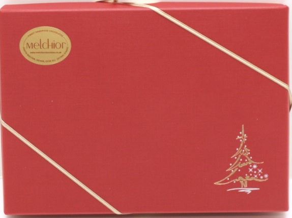 Christmas gift box with 24 luxury handmade chocolates